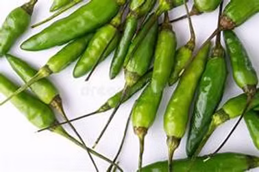 Chillies Birds Eye Green 1.5kg