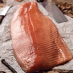 Cold Smoked Scottish Trout, V-Sliced, skin on (1x1kg Av)